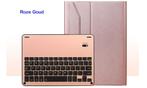 BT Toetsenbord Hoes voor iPad 9.7/Pro 9.7/Air2/Air_Roze Goud, 9 inch, Apple iPad 9.7 (2017), iPad Pro 9.7, iPad Air/Air2., Overige typen