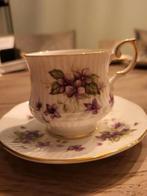 Queens kop en schotel, Antiek en Kunst, Antiek | Servies los, Ophalen of Verzenden