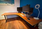 Ikea hoekbureau, Huis en Inrichting, Bureaus, Ophalen, In hoogte verstelbaar, Gebruikt, Bureau