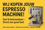 GEZOCHT! Rancilio Silvia v1 v2 v3 v4 v5 v6 PRO ook defect!!, Ophalen, Espresso apparaat, 10 kopjes of meer, Afneembaar waterreservoir