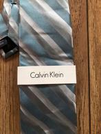 *Calvin Klein* 100% zijde Stropdas Nieuw!, Nieuw, Met patroon, Blauw, Verzenden