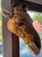 Pluchen giraffe kop, Ophalen of Verzenden, Zo goed als nieuw, Wanddecoratie