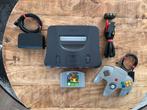 Nintendo 64 set + 1 controller grijs + Mario 64 | Netjes, Eén computer, Ophalen of Verzenden, Zo goed als nieuw, 3 spelers of meer