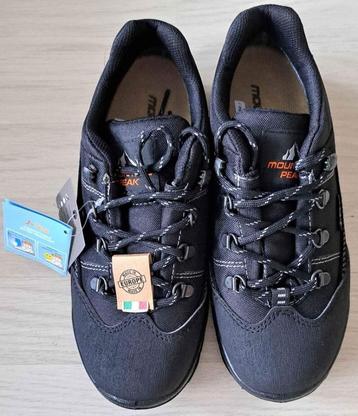 MOUNTAIN PEAK WANDEL SCHOENEN 38 NIEUW ZWART ONGEDRAGEN beschikbaar voor biedingen