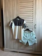 Adidas zwembroek en shirt lichtblauw/creme maat S, Kleding | Heren, Badmode en Zwemkleding, Ophalen of Verzenden, Maat 46 (S) of kleiner