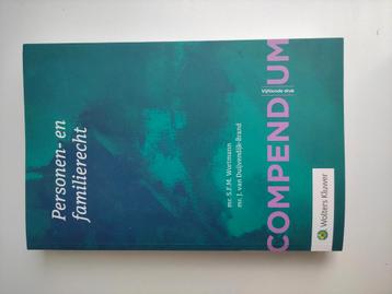 Personen- en familierecht - Compendium (5e druk) beschikbaar voor biedingen