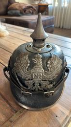 Pruissen Pickelhaube Feldgrau WW1, Ophalen of Verzenden, Landmacht, Duitsland
