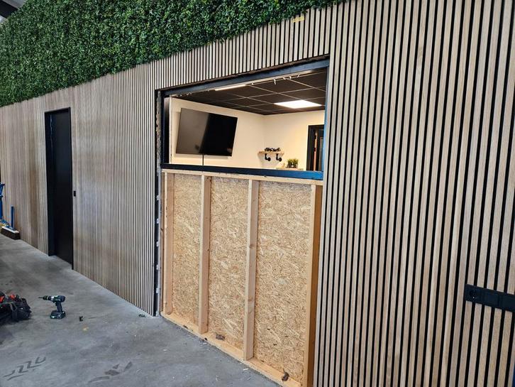 Gebruikte kozijn 200x80cm met dubbel glas, Doe-het-zelf en Verbouw, Hout en Planken, Gebruikt, Overige typen, Overige houtsoorten