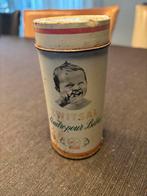 Antieke Zwitsal babypoeder bus uit 1968, Verzamelen, Ophalen, Gebruikt, Verpakking