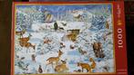 Coppenrath puzzel: Dieren in sneeuwlandschap (1000 stukjes), Ophalen of Verzenden, Zo goed als nieuw