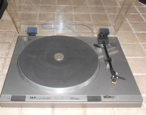 Akai Direct Drive Draaitafel AP D210 zilver..., Audio, Tv en Foto, Platenspelers, Gebruikt, Platenspeler, Akai, Ophalen of Verzenden