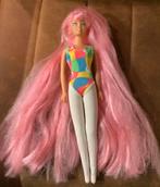 Barbie popmet heel lang roze haar, Ophalen of Verzenden, Zo goed als nieuw, Pop