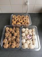 Sesamkringeltjes, cornflakeskoek, Cocoskoekjes, Ophalen of Verzenden