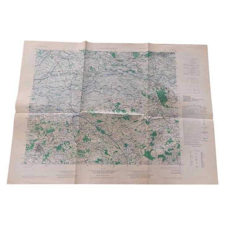 Airborne Para Stafkaart S'Hertogenbosch (Market Garden), Verzamelen, Militaria | Tweede Wereldoorlog, Ophalen of Verzenden