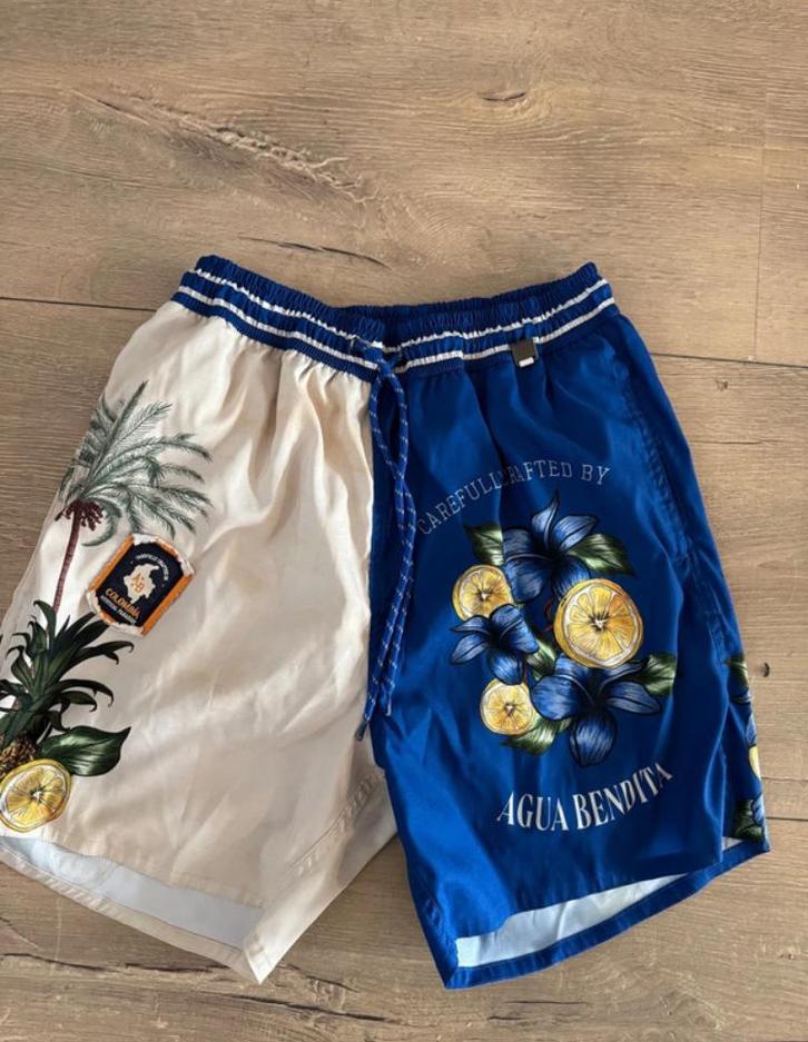 Agua Bendita Heren Zwembroek – Blauw & Wit, Kleding | Heren, Badmode en Zwemkleding, Blauw, Ophalen of Verzenden