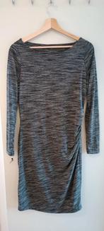 Grijze jurk met lange mouwen/Grey Dress S HEMA, Kleding | Dames, Positiekleding, Ophalen of Verzenden, Zo goed als nieuw, Grijs