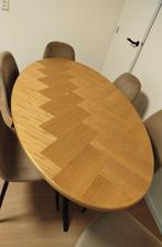 Eettafel ovaal visgraat (alleen tafelblad), Ophalen of Verzenden