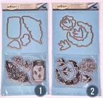 Keuze uit 2 grote sets stempels +snijmallen van Spellbinders, Hobby en Vrije tijd, Kaarten | Zelf maken, Ophalen of Verzenden