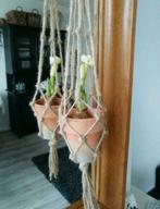 Plantenhangers van jute touw in diverse lengtes, Huis en Inrichting, Kamerplanten, Ophalen of Verzenden