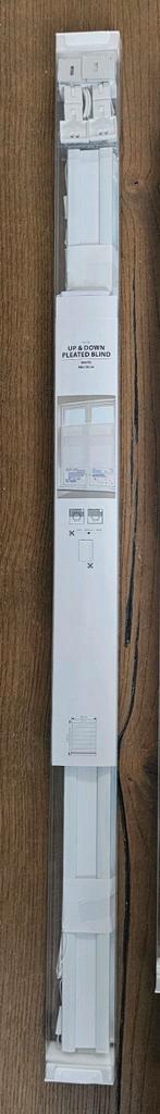 Nieuw! Plissé gordijn up&down 90x130 cm, Ophalen of Verzenden, Zo goed als nieuw, Wit, 50 tot 100 cm
