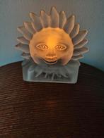 Vintage waxinelicht houder /Mat Glas, Ophalen, Overige materialen, Minder dan 25 cm