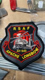 Apache longbow basge RSAF, Ophalen of Verzenden, Nvt, Nederland, Embleem of Badge