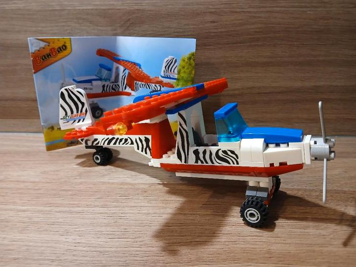 Banbao lego vliegtuig, Kinderen en Baby's, Speelgoed | Bouwstenen, Zo goed als nieuw, Overige merken, Ophalen of Verzenden