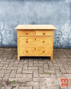 Houten vintage kaptafel/commode, Gebruikt, Vintage, ?, 3 of 4 laden