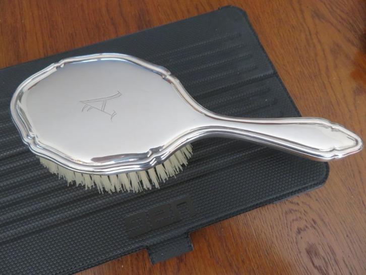 Borstel zilver, Antiek en Kunst, Antiek | Goud en Zilver, Zilver, Ophalen