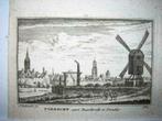 217 / Utrecht / Gerecht Paardeveld Kopergravure 18e Eeuw, Ophalen of Verzenden
