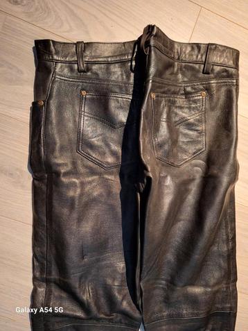 Leren broek maat 36