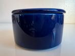 Iittala Purnukki Opbergpot Deksel Blauw Kaj Franck 80’s, Porselein of Keramiek, Schaal, Rond, Ophalen of Verzenden