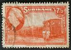 Suriname 1945 Koningin Wilhelmina NVPH 228 -38, Ophalen of Verzenden, Gestempeld