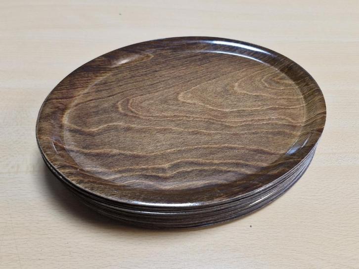 15 x Dienbladen (klein), Huis en Inrichting, Woonaccessoires | Dienbladen, Gebruikt, Kunststof, Ovaal, Ophalen of Verzenden