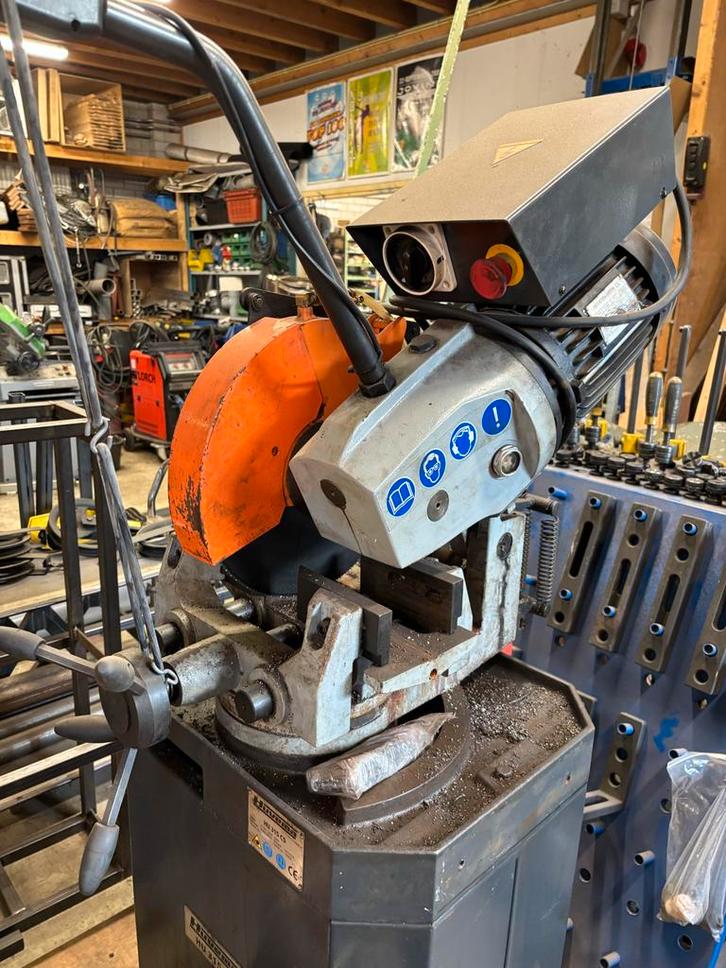 Huvema HU 315 CS Afkortzaag Metaalzaag, Doe-het-zelf en Verbouw, Metalen, Gebruikt, IJzer, Ophalen