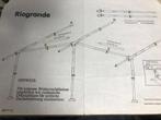 Caravan tentstokken omloopmaat 9  280 cm diep, Caravans en Kamperen, Ophalen, Zo goed als nieuw