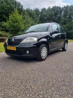 Citroën C3 1.4i Attraction 2005 Zwart, Auto's, Voorwielaandrijving, Stof, Zwart, Origineel Nederlands