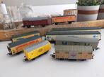 9 goederen wagons Lima, Hobby en Vrije tijd, Modeltreinen | H0, Gelijkstroom, Wagon, Ophalen of Verzenden, Zo goed als nieuw