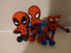 3x spiderman knuffels 35cm, Ophalen of Verzenden, Zo goed als nieuw, Overige typen