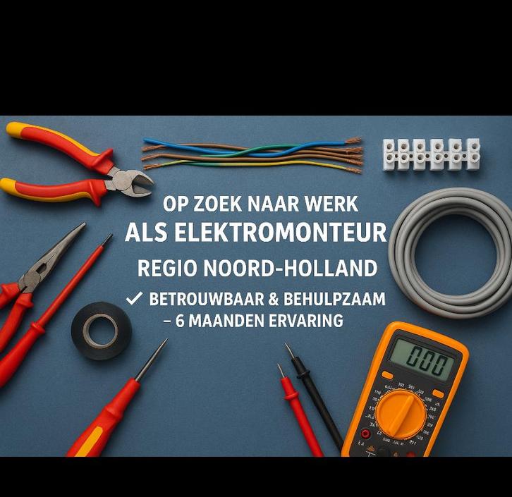 Elektricien nodig? Ik help u graag!, Doe-het-zelf en Verbouw, Elektra en Kabels, Ophalen of Verzenden