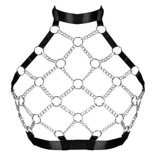 Ketting Body Harnas Vrouw - Clubwear Kinky Party Outfit, Kleding | Dames, Carnavalskleding en Feestkleding, Nieuw, Kleding, Overige thema's
