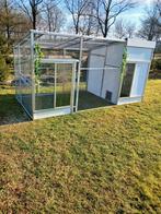 Kippenhok konijnenhok, Dieren en Toebehoren, Vogels | Hokken en Kooien, Ophalen, Zo goed als nieuw, Aluminium, Volière