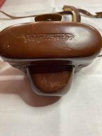 Vintage Voigtländer Camera met Lederen Tas, Ophalen of Verzenden, Gebruikt, Overige Merken