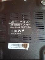 OTT TV Box Android Player MXQ, Audio, Tv en Foto, Mediaspelers, Ophalen of Verzenden