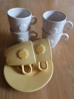 Douwe Egberts kopjes van Mosa keramiek, Keramiek, Ophalen of Verzenden, Zo goed als nieuw, Effen