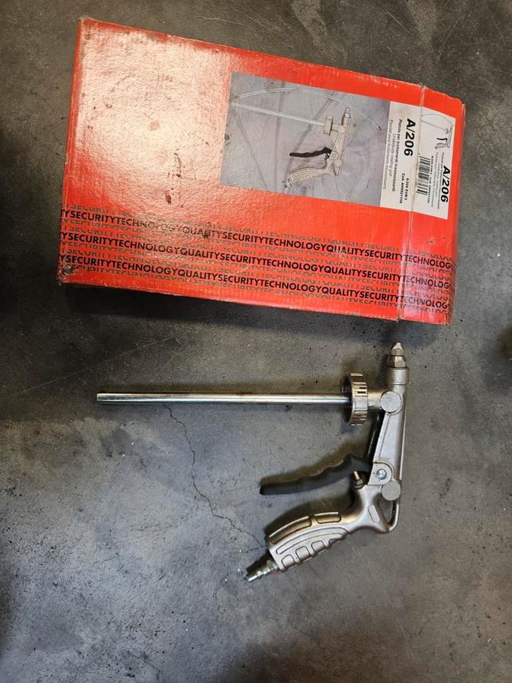 Verfspuitpistool A/206 - Nieuwstaat, Doe-het-zelf en Verbouw, Schildersmaterialen, Zo goed als nieuw, Ophalen of Verzenden