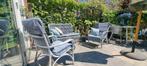 Tuinbank en stoelen Intenso Napoli, Kees Smit, grijs, Ophalen, 4 zitplaatsen, Zo goed als nieuw, Wicker