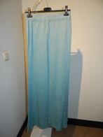 Les Tricots d'o Antwerp fijn gebreide glitter broek azuur M