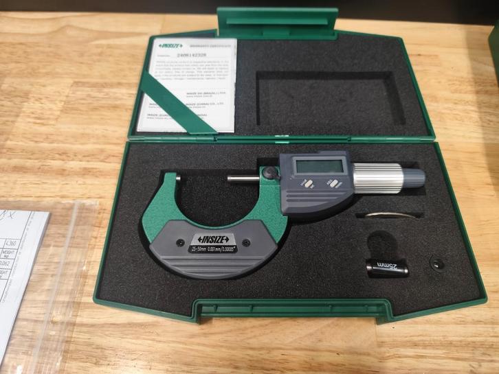 Set of micrometers, Doe-het-zelf en Verbouw, Meetapparatuur, Zo goed als nieuw, Ophalen of Verzenden