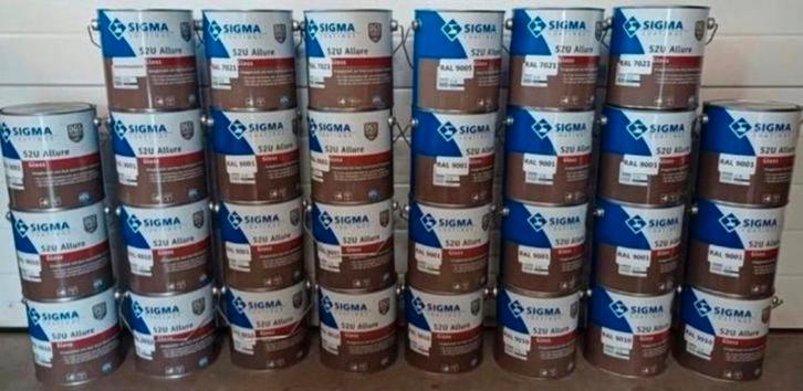 2,5L Sigma s2u Allure gloss wit 9010 9001 9016 9003., Doe-het-zelf en Verbouw, Verf, Beits en Lak, Nieuw, Wit, Ophalen of Verzenden